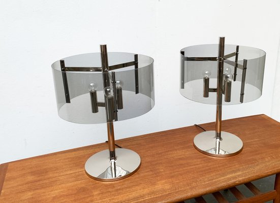 Mid-Century Space Age Table Lamps, 1970s, Set of 2-UAH-1299748