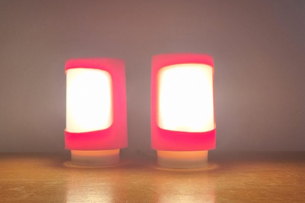 Mid-Century Space Age Table Lamps, 1970s, Set of 2-TZ-1266449