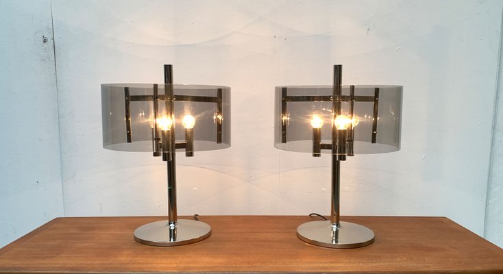 Mid-Century Space Age Table Lamps, 1970s, Set of 2-UAH-1299748