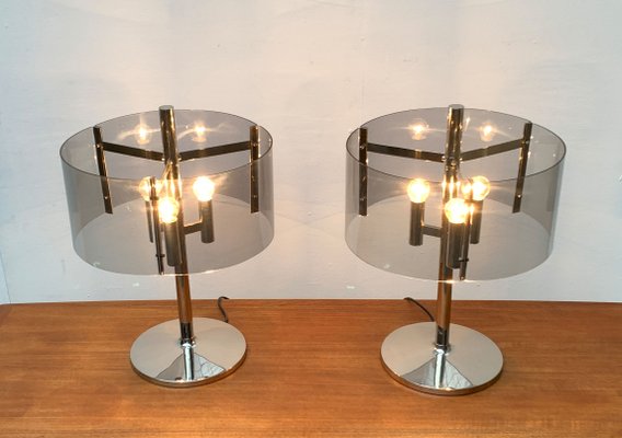 Mid-Century Space Age Table Lamps, 1970s, Set of 2-UAH-1299748