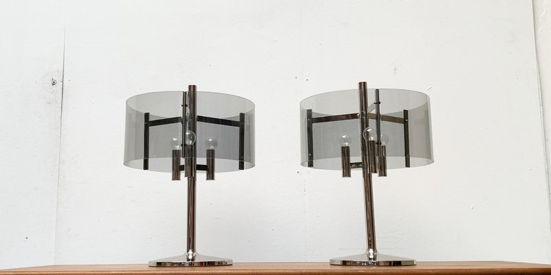 Mid-Century Space Age Table Lamps, 1970s, Set of 2-UAH-1299748