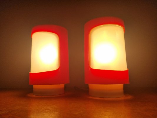 Mid-Century Space Age Table Lamps, 1970s, Set of 2-TZ-1266449