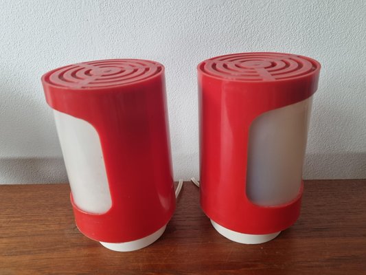 Mid-Century Space Age Table Lamps, 1970s, Set of 2-TZ-1266449