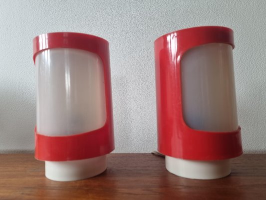 Mid-Century Space Age Table Lamps, 1970s, Set of 2-TZ-1266449