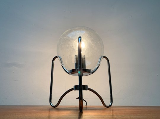 Mid-Century Space Age Tripod Globe Table Lamp, 1960s-UAH-1430912