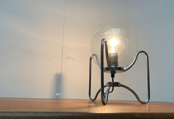 Mid-Century Space Age Tripod Globe Table Lamp, 1960s-UAH-1430912