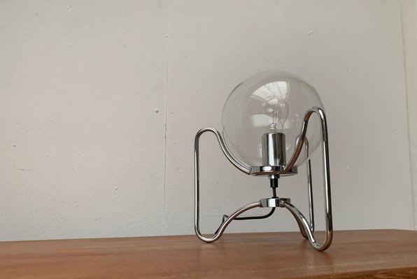 Mid-Century Space Age Tripod Globe Table Lamp, 1960s-UAH-1430912