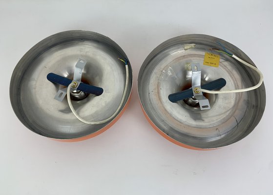 Mid-Century Space Age Wall Disc Light from Teka, Germany, 1960s, Set of 2-ZM-1718646