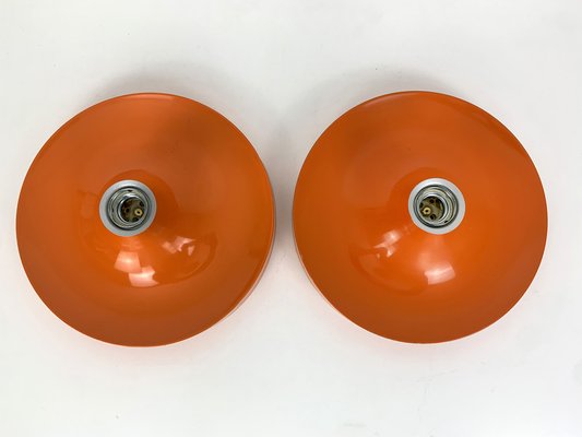 Mid-Century Space Age Wall Disc Light from Teka, Germany, 1960s, Set of 2-ZM-1718646