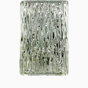 Mid-Century Space Age Wall Sconce in Ice Glass-EJL-1299669