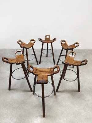 Mid-Century Spanish Bar Stool, 1960s-BW-2036511