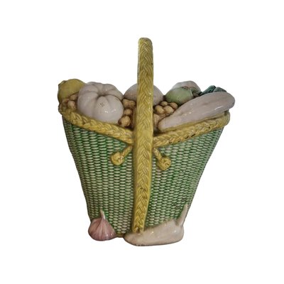 Mid-Century Spanish Baskets with Vegetables and Fruits, Set of 2-TCS-1806951