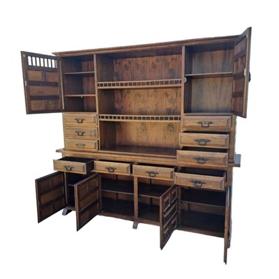 Mid-Century Spanish Brown Cupboard-TCS-1758441