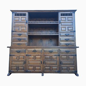 Mid-Century Spanish Brown Cupboard-TCS-1758441