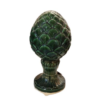 Mid-Century Spanish Finals Pineapple on Green Ceramic, Set of 2-TCS-1815543