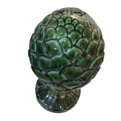 Mid-Century Spanish Finals Pineapple on Green Ceramic, Set of 2-TCS-1815543