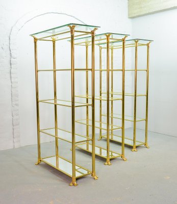 Mid-Century Spanish Gold Plated Shelf by Ramiro Tarazona, 1980s-IXC-552400