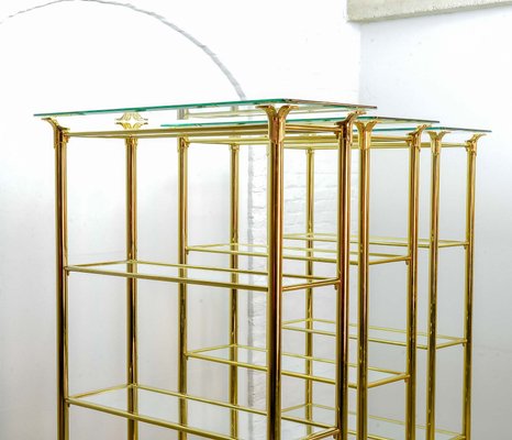 Mid-Century Spanish Gold Plated Shelf by Ramiro Tarazona, 1980s-IXC-552400