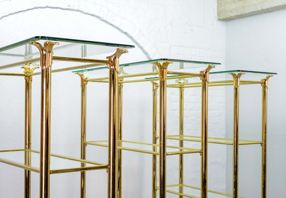 Mid-Century Spanish Gold Plated Shelf by Ramiro Tarazona, 1980s-IXC-552400