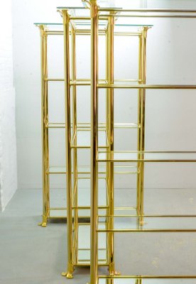 Mid-Century Spanish Gold Plated Shelf by Ramiro Tarazona, 1980s-IXC-552400