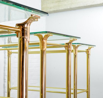 Mid-Century Spanish Gold Plated Shelf by Ramiro Tarazona, 1980s-IXC-552400