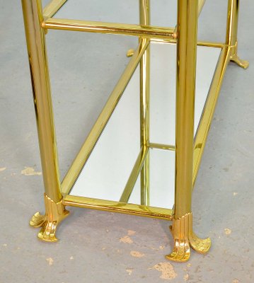 Mid-Century Spanish Gold Plated Shelf by Ramiro Tarazona, 1980s-IXC-552400