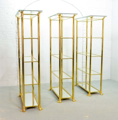 Mid-Century Spanish Gold Plated Shelf by Ramiro Tarazona, 1980s-IXC-552400