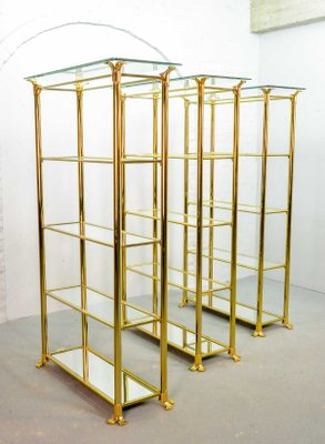 Mid-Century Spanish Gold Plated Shelf by Ramiro Tarazona, 1980s-IXC-552400