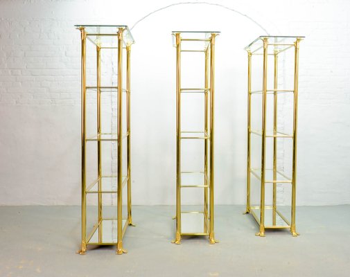 Mid-Century Spanish Gold Plated Shelf by Ramiro Tarazona, 1980s-IXC-552400