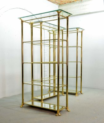 Mid-Century Spanish Gold Plated Shelf by Ramiro Tarazona, 1980s-IXC-552400