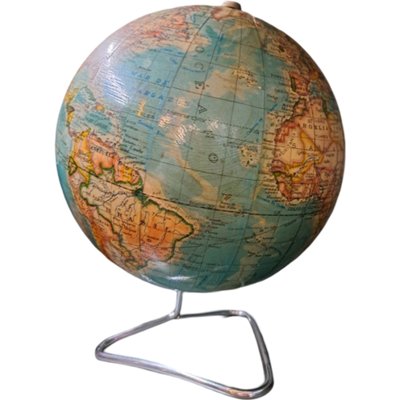 Mid-Century Spanish Terrestrial Globe by Antonio Santamans-TCS-2040404