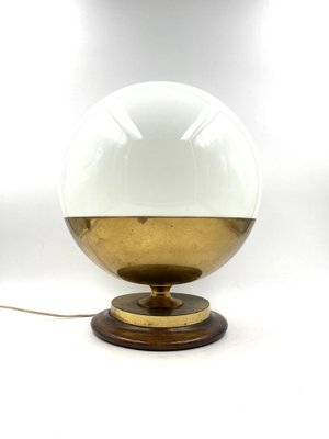 Mid-Century Spherical Murano Glass Table Lamp from Mazzega, Italy, 1960s-TXN-1219716