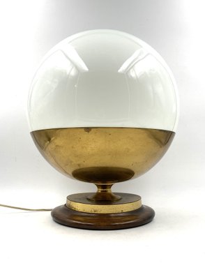 Mid-Century Spherical Murano Glass Table Lamp from Mazzega, Italy, 1960s-TXN-1219716