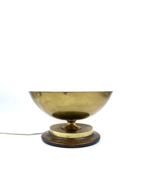 Mid-Century Spherical Murano Glass Table Lamp from Mazzega, Italy, 1960s-TXN-1219716