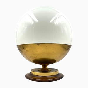 Mid-Century Spherical Murano Glass Table Lamp from Mazzega, Italy, 1960s-TXN-1219716