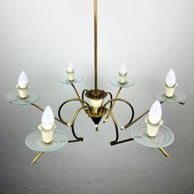 Mid-Century Spider Chandelier by Pietro Chiesa for Fontana Arte, Italy, 1940s-WQC-1059213