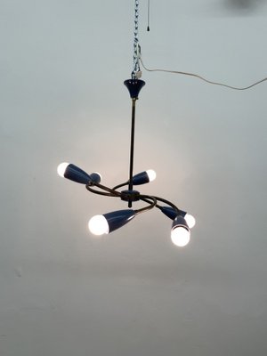 Mid-Century Spider Hanging Ceiling Lamp, 1950s-BGP-1765696