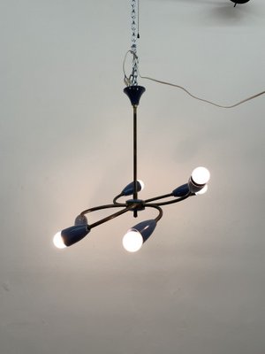 Mid-Century Spider Hanging Ceiling Lamp, 1950s-BGP-1765696