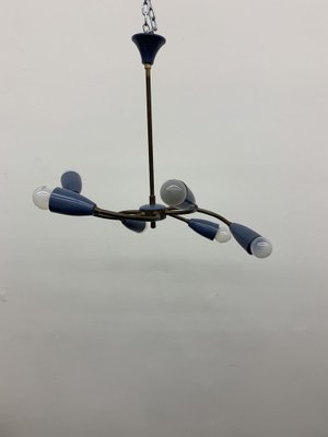 Mid-Century Spider Hanging Ceiling Lamp, 1950s-BGP-1765696