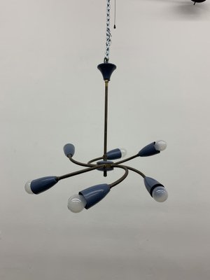 Mid-Century Spider Hanging Ceiling Lamp, 1950s-BGP-1765696