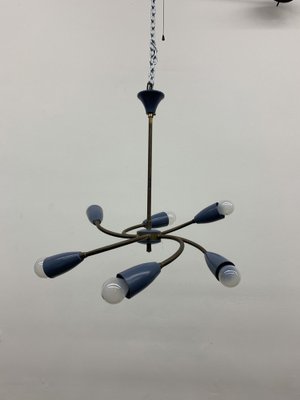 Mid-Century Spider Hanging Ceiling Lamp, 1950s-BGP-1765696