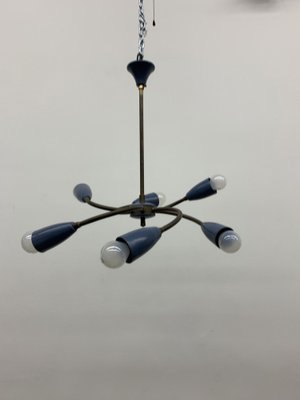 Mid-Century Spider Hanging Ceiling Lamp, 1950s-BGP-1765696