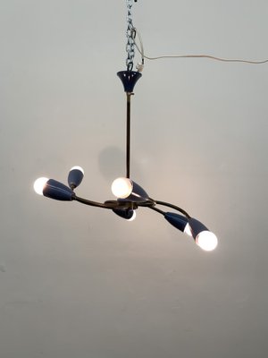 Mid-Century Spider Hanging Ceiling Lamp, 1950s-BGP-1765696