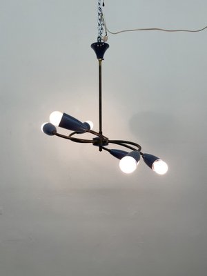 Mid-Century Spider Hanging Ceiling Lamp, 1950s-BGP-1765696