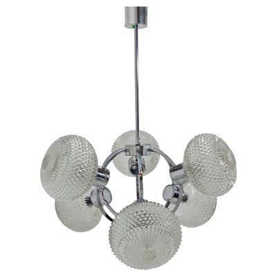 Mid-Century Sputnik Atomic Chandelier, Germany, 1970s.-TZ-1292275