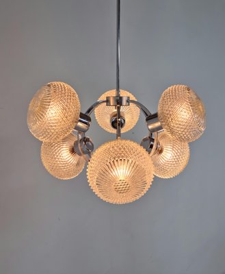 Mid-Century Sputnik Atomic Chandelier, Germany, 1970s.-TZ-1292275