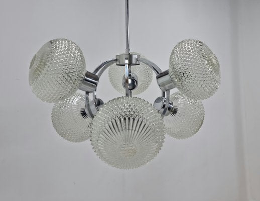 Mid-Century Sputnik Atomic Chandelier, Germany, 1970s.-TZ-1292275