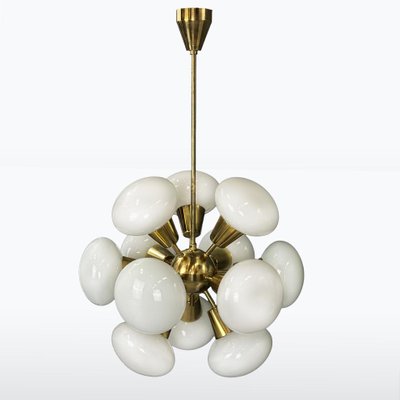 Mid-Century Sputnik Brass Chandelier by Kamenicky Senov, 1960s-XSL-2021549