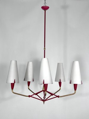 Mid-Century Sputnik Chandelier from Stilnovo, 1950s-OT-1426374