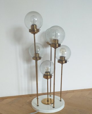 Mid-Century Sputnik Floor Lamp from Kamenický Šenov, 1970s-TZ-584881